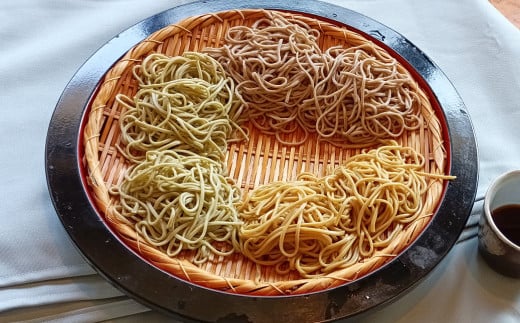 3色 味比べそば各100g×10人前（冷凍生）（若葉せいろう4人前・韃靼せいろう3人前・田舎せいろう3人前） | そば 10人前 10食 セット 麺 麺類 辛汁 冷凍 茨城県 守谷市