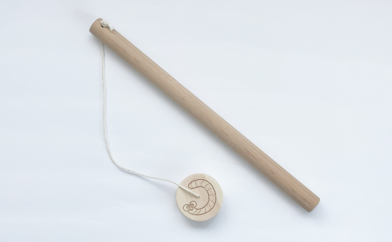 さかなつり (かに) 7種類の海の生き物たちと釣り竿のセット 木製 おもちゃ 知育 インテリア プレゼント 贈り物