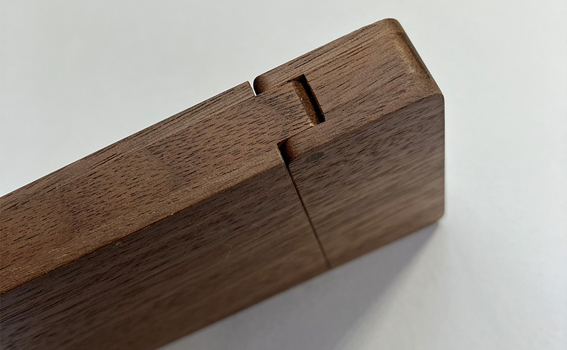 木製　名刺入れ（W）木製 ウォールナット プレゼント 贈り物