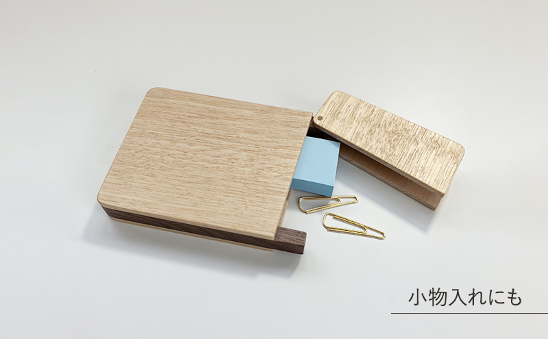 木製　名刺入れ（M・W）木製 北海道産 メジロカバ材 ウォールナット材 プレゼント 贈り物