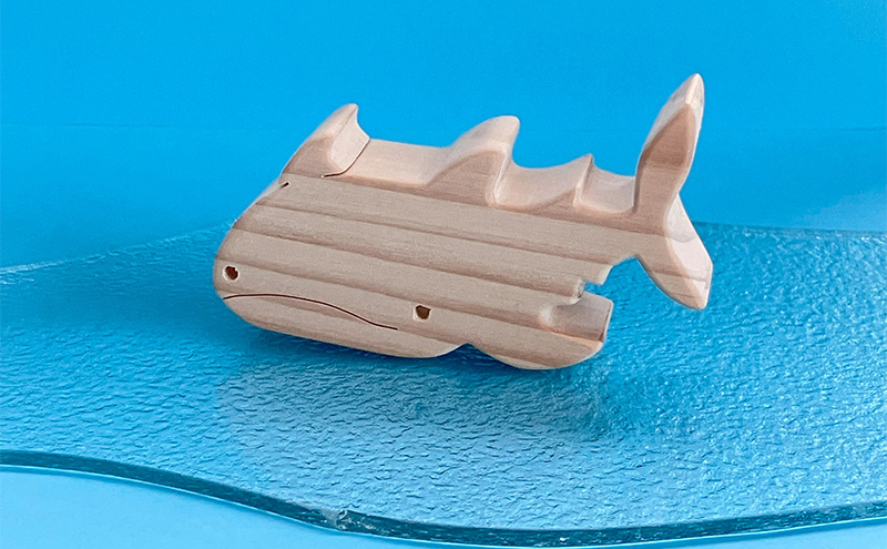 かわいい　海の生き物つみき 7種 木製 おもちゃ 知育 インテリア プレゼント 贈り物