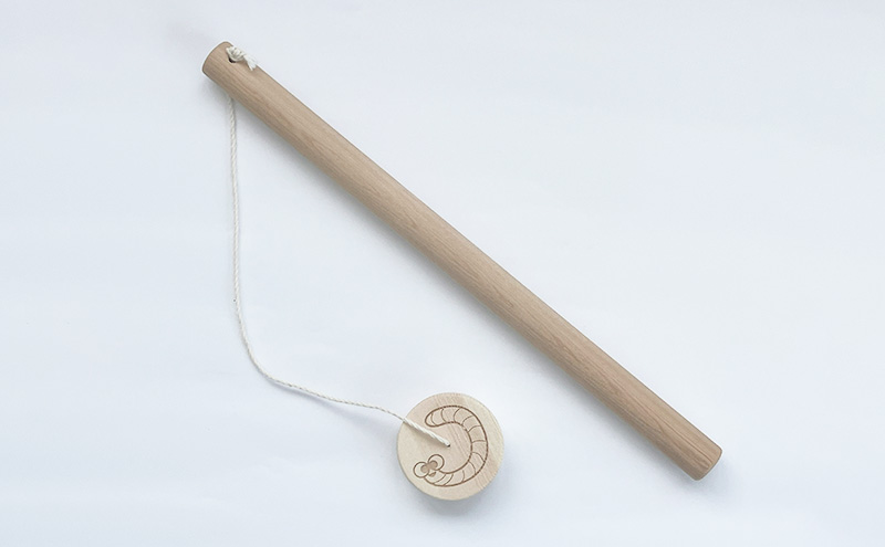 さかなつり (えび) 7種類の海の生き物たちと釣り竿のセット 木製 おもちゃ 知育 インテリア プレゼント 贈り物