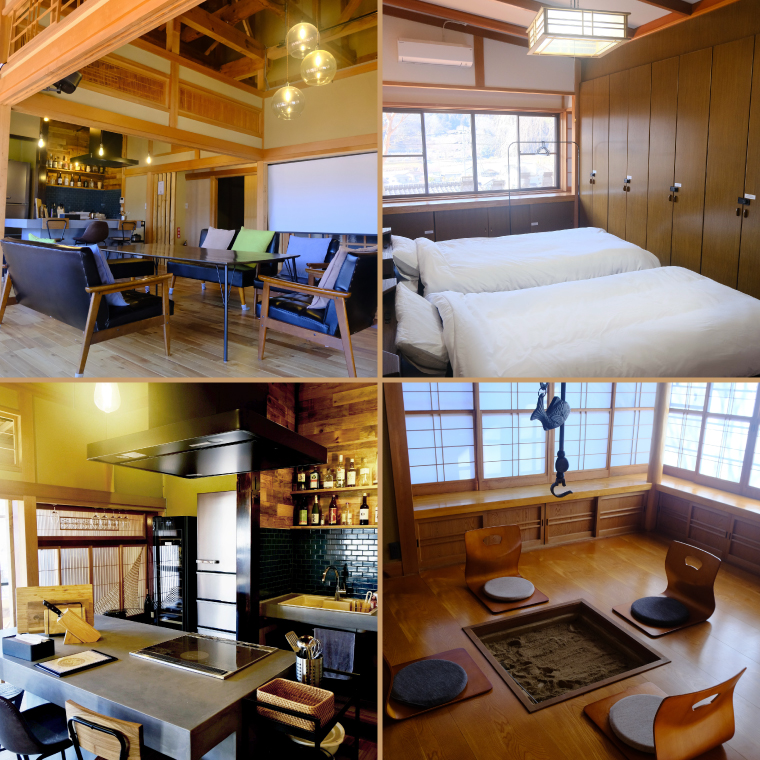 DAIGO SAUNA プライベートサウナ付き一棟貸し宿泊プラン【平日限定：4名様】1泊2日｜茨城県 大子町 民宿 古民家 宿泊券 一棟貸し（CT003）