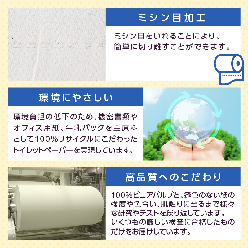 大阪府泉南市のふるさと納税 トイレットペーパー 72ロール 良い紙Doppio ダブル巻【配送不可地域：北海道・沖縄・離島】【60営業日以内に発送】 【020D-010】