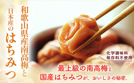 梅干し 無添加 訳あり はちみつ梅干1kg（500g×2） 紀州梅香 ◇ ｜ 和歌山 みなべ町 梅干し ウメ 梅 梅干 南高梅 減塩