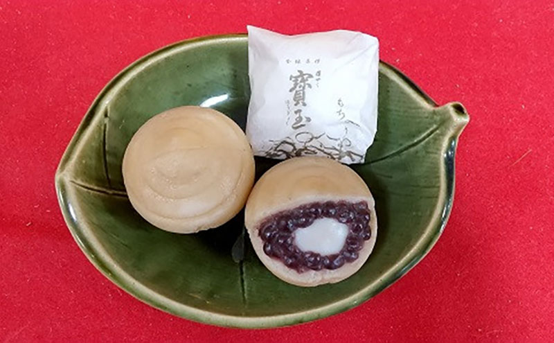 【全国菓子大博覧会「菓子博栄誉賞」受賞】 寳玉(ほうぎょく）もち入り最中　12個入り（常温便）
