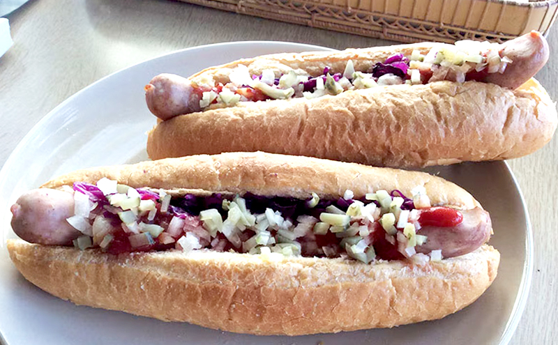 業務用ロングポークウィンナー（プレーン）10kg　冷凍　食品 加工肉 豚肉 ソーセージ ウインナー 手作り 国内産 粗挽き 薫香 業務用 おつまみ