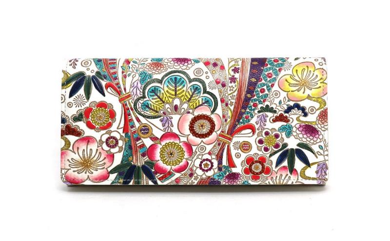 【文庫屋大関】束入れ 華熨斗【皮革工芸品】 財布 お札 お札入れ 長財布 カード 小銭 牛革 手作り 日本製 墨田区 東京都