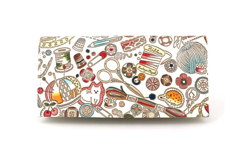 【文庫屋大関】束入れ ソーイング【皮革工芸品】 財布 お札 お札入れ 長財布 カード 小銭 牛革 手作り 日本製 墨田区 東京都