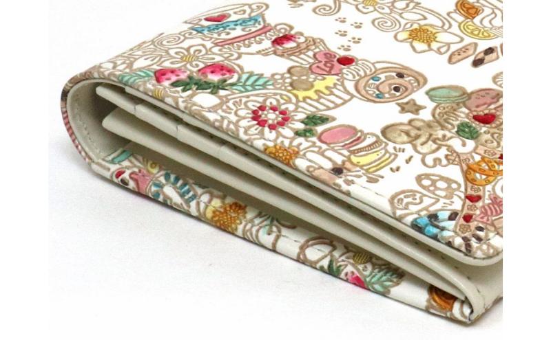 【文庫屋大関】束入れ お菓子の家【皮革工芸品】 財布 お札 お札入れ 長財布 カード 小銭 牛革 手作り 日本製 墨田区 東京都