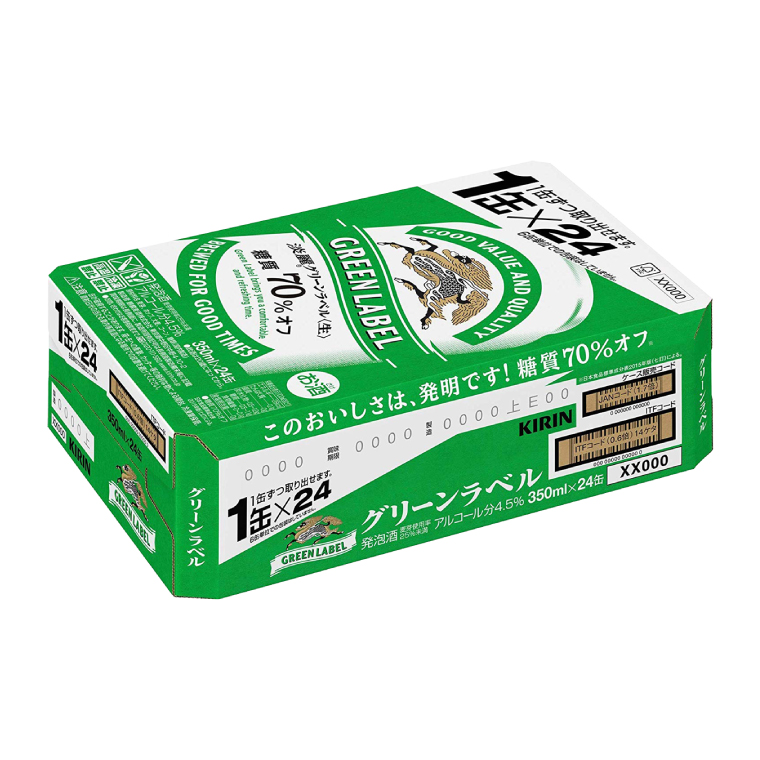 キリンビール取手工場産 淡麗グリーンラベル350ml缶×24本|KIRIN