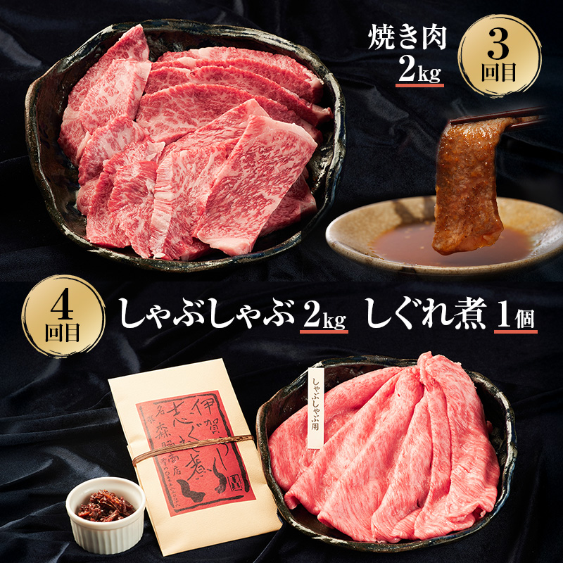 伊賀牛食べつくしフルコース　4回セット