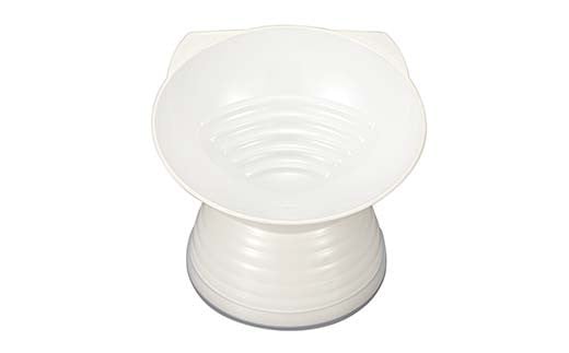 みやわん ねこ脚付きフードボウル WH(ホワイト) F6P-2494