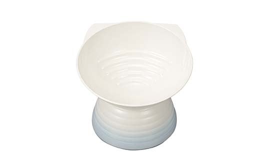 みやわん ねこ脚付きフードボウル 淡青色 F6P-2501