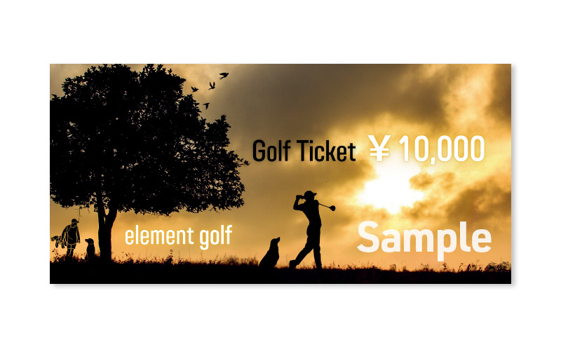 【600,000円分】 elementgolf ゴルフチケット (ゴルフクラブ作成、修理・調整、フィッティング) エレメントゴルフ × 名古屋外国語大学コラボデザインチケット ゴルフ ゴルフクラブ 愛知 日進市