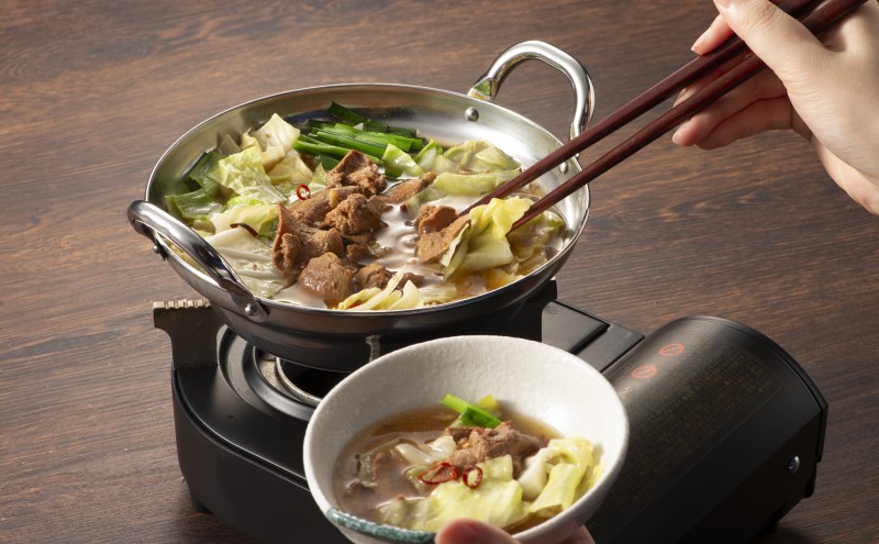 もつ鍋 缶詰 3缶 セット 醤油味 1缶約2人前 モツ鍋 モツ 肉 お肉 牛肉 BBQ バーベキュー キャンプ 非常食 藤丸商店