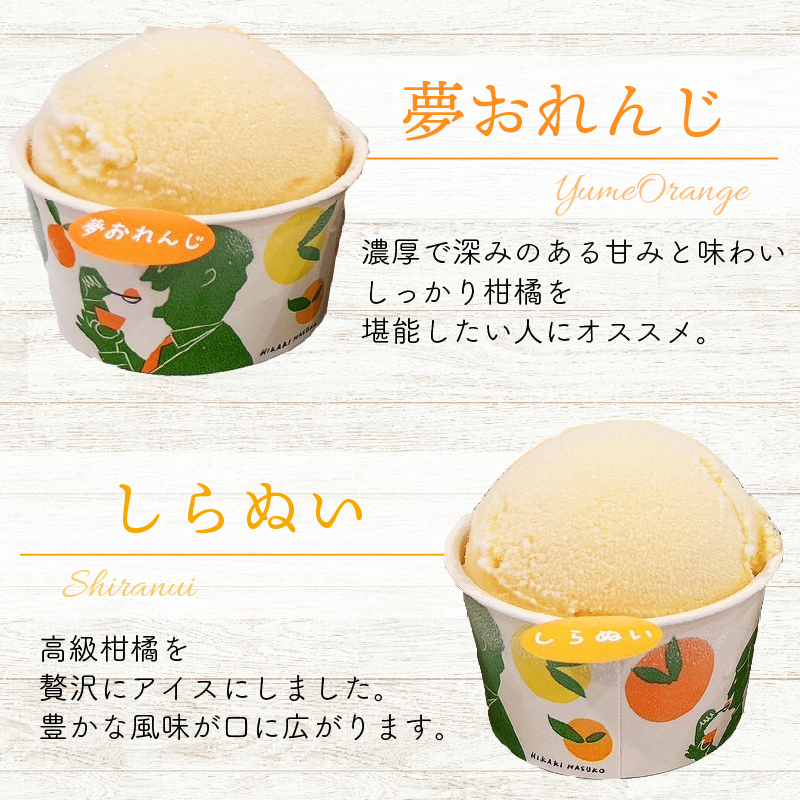柑橘アイス カップ 16個 (4種) 【夢おれんじ 河内晩柑 愛媛みかん しらぬい 】 アイス ジェラート シャーベット ソルベ アイスクリーム ランキング 人気 贈答用 プレゼント 家庭用 みかん 柑橘 かんきつ まどんな 愛果28号 愛南ゴールド 不知火 デコポン ぽんかん 冷凍 冷凍みかん 冬 夏 みかん職人武田屋 愛媛県 愛南町