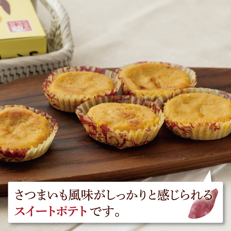 茨城県行方市のふるさと納税 CU-3-1 【なめがたさんちの】スイートポテト（5個入2箱）