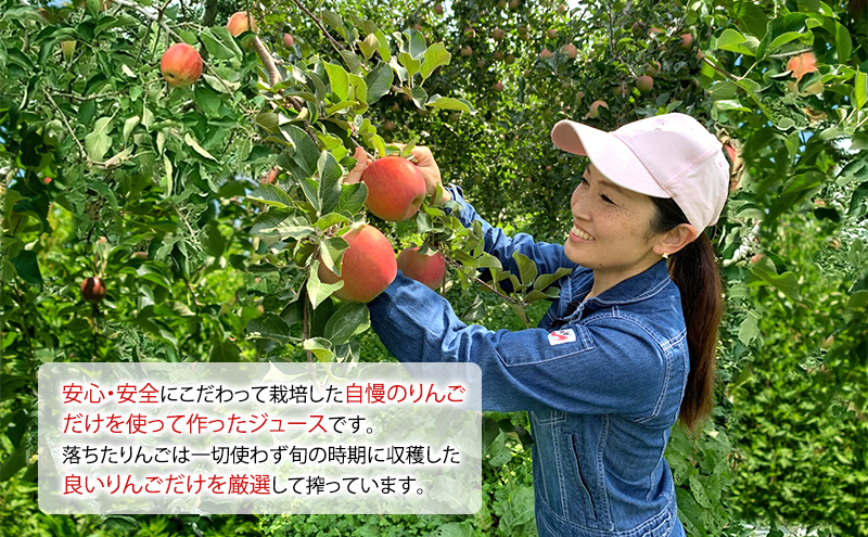 【 訳あり 賞味期限間近 在庫限り 】 無添加 りんごジュース 飲み比べ 1L × 2本 青森県 鰺ヶ沢町産 megumi farm ストレート リンゴジュース