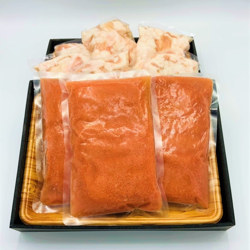 もつ鍋 明太もつ鍋 博多 セット 2.4kg 10人前 (醤油味) お肉 鍋セット モツ鍋 ※配送不可:離島