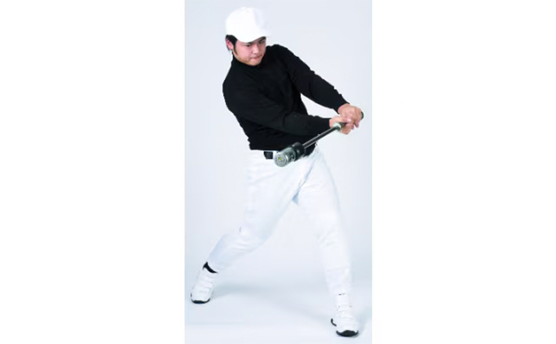 【宮古市】パワースラッガー SPS-65BK 1本 トレーニング バッド 消音パッド付 コンパクトタイプ オリジナル製品 岩手県 木材