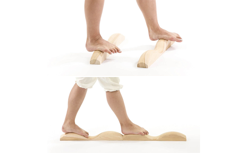 【宮古市】アーチドクターAQミニ スギ 無垢材 無塗装 足裏 ケア用品