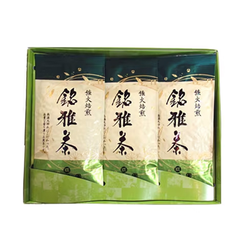 強火焙煎 「銘雅茶」3本入 茶 お茶 煎茶 緑茶 茶葉 飲料 静岡県産 オリジナル ブレンド