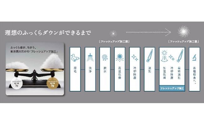 【nishikawa/西川】羽毛ふとん/ポーリッシュホワイトグースダウン90％/S【P195W】