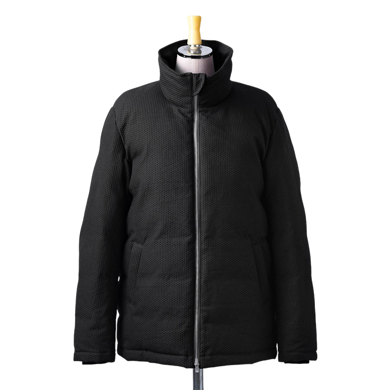 ダウンジャケット 024-SSK-2 本染め刺子ダウンジャケット グレー 裂き織ポケットなし ダウン ジャケット 上着 コート アウター 撥水 防水 ファッション 服 岩手 岩手県 宮古市