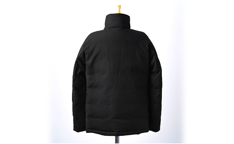 ダウンジャケット 024-SSK-2 本染め刺子ダウンジャケット グレー 裂き織ポケットなし ダウン ジャケット 上着 コート アウター 撥水 防水 ファッション 服 岩手 岩手県 宮古市