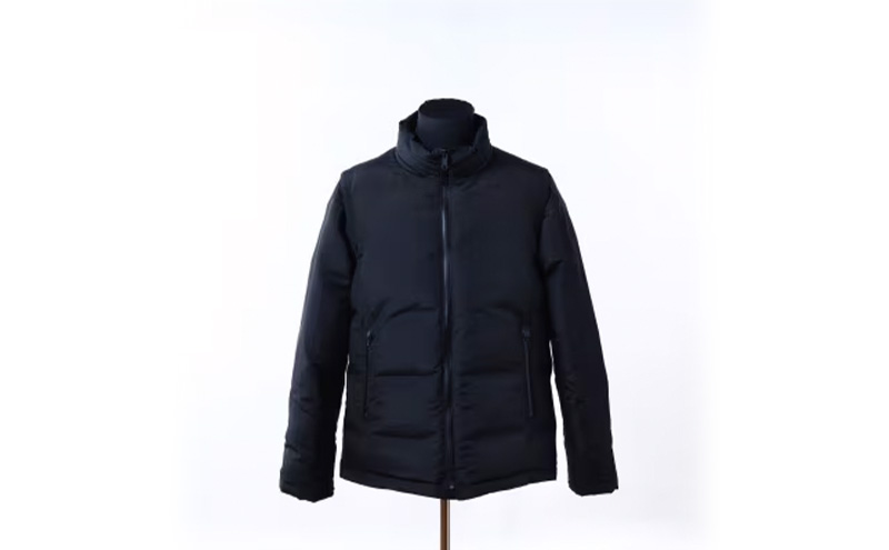 ダウンジャケット EFRICA hayachinecs ハヤチネクス BLACK×BLACK M ダウン ジャケット 上着 コート アウター 黒 難燃 撥水 アウトドア ファッション 服 岩手 岩手県 宮古市