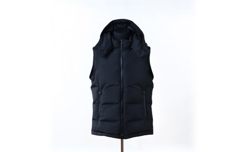 ダウンジャケット EFRICA hayachinecs ハヤチネクス BLACK×BLACK XL ダウン ジャケット 上着 コート アウター 黒 難燃 撥水 アウトドア ファッション 服 岩手 岩手県 宮古市