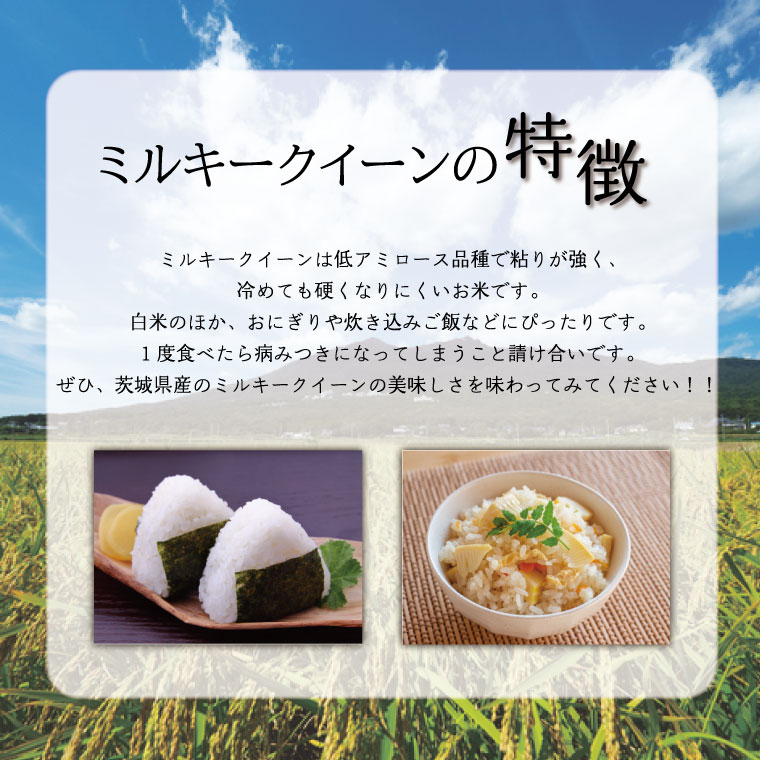 2025年8月発送】☆数量限定☆令和6年 茨城県産ミルキークイーン