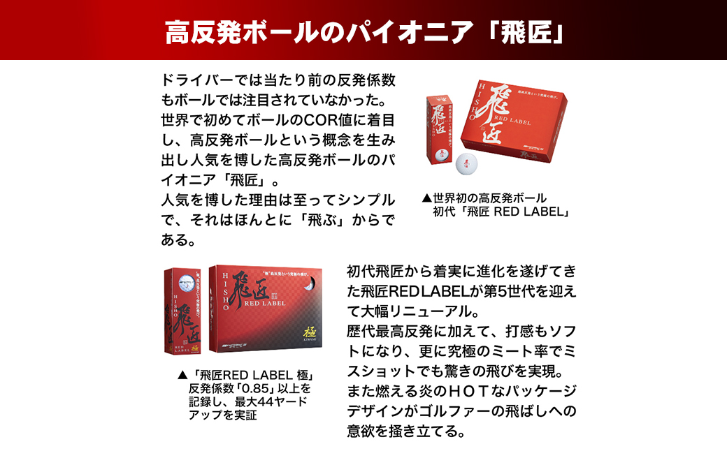 兵庫県淡路市のふるさと納税 ワークスゴルフ「飛匠レッドラベル極」ホワイト ２０２３年モデル   [ゴルフボール]