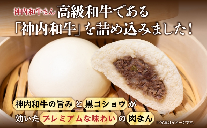 ハイウェイオアシス限定 神内和牛まん 10個 牛まん 中華まん 中華 スナック 神内和牛 和牛 国産 国産牛