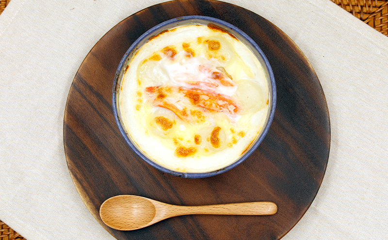 十勝のごちそうグラタン 4個セット（インカ・野菜・カニとじゃがいも・熟成さやか 各1個）【 グラタン 惣菜 おかず 野菜 じゃがいも いも 芋 カニ かに 蟹 冷凍 簡単調理 北海道 十勝 幕別 】