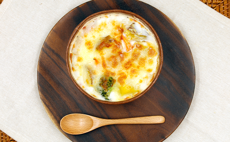 十勝のごちそうグラタン 6個セット（インカ・野菜・カニとじゃがいも 各2個）【 グラタン 惣菜 おかず 野菜 じゃがいも いも 芋 カニ かに 蟹 冷凍 簡単調理 北海道 十勝 幕別 】