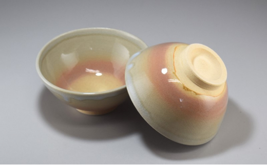 山口県萩市のふるさと納税 萩焼　ご飯茶碗　2客｜HG000306