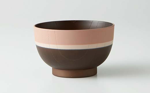 Ra-bow 4点セット お椀 汁椀 おわん 軽量 レンジ対応 食洗機対応 木目 スープ ボウル 食器 山中漆器 山中塗 軽量 おしゃれ ギフト F6P-1913
