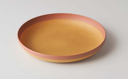 MUSUBI塗り分け 食器セット ピンク 山中漆器 山中塗 軽量 ナチュラル 自然 おしゃれ ギフト F6P-1976