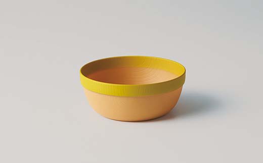 MUSUBI塗り分け 食器セット イエロー 山中漆器 山中塗 軽量 ナチュラル 自然 おしゃれ ギフト F6P-1977