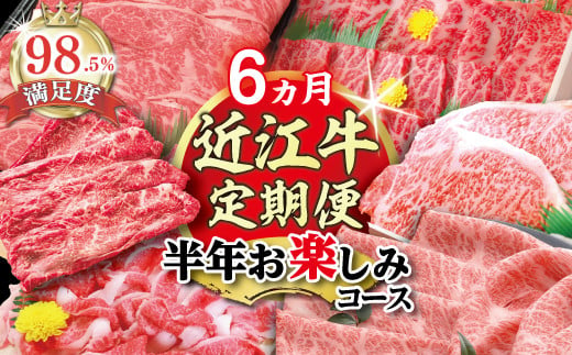 [期間限定]特選近江牛定期便(6カ月)半年お楽しみコース[ZZ42U]