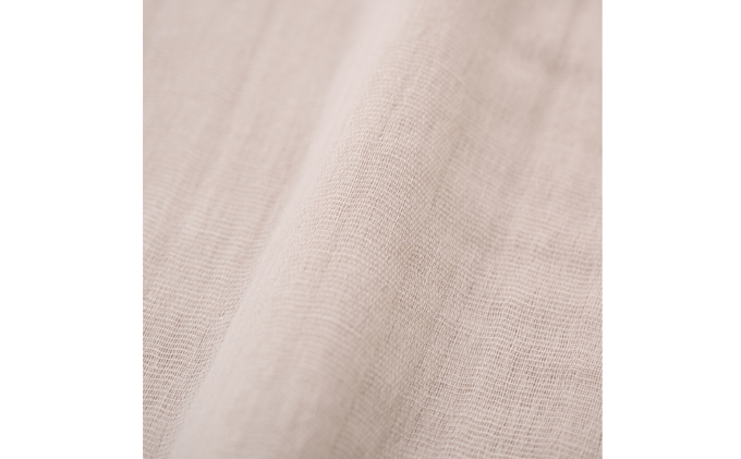 PGガーゼ ガーゼパイピングパジャマ レディス ニュートラルピンク