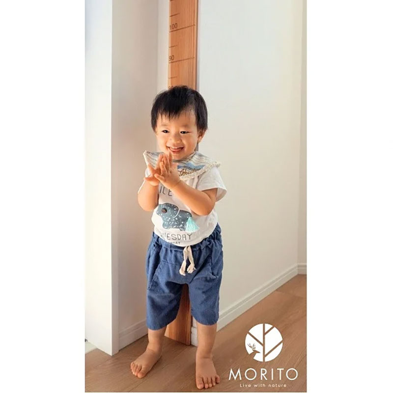 MORITO　SUKUSUKU MEMORY　森の身長計＜杉＞　木のインテリア