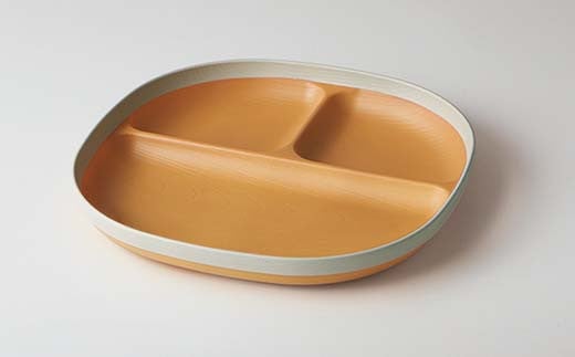 MUSUBI塗り分け ペア食器セット ピンク・ホワイト 山中漆器 山中塗 軽量 レンジ対応 食洗機対応 木目 ナチュラル 自然 おしゃれ ギフト F6P-2183