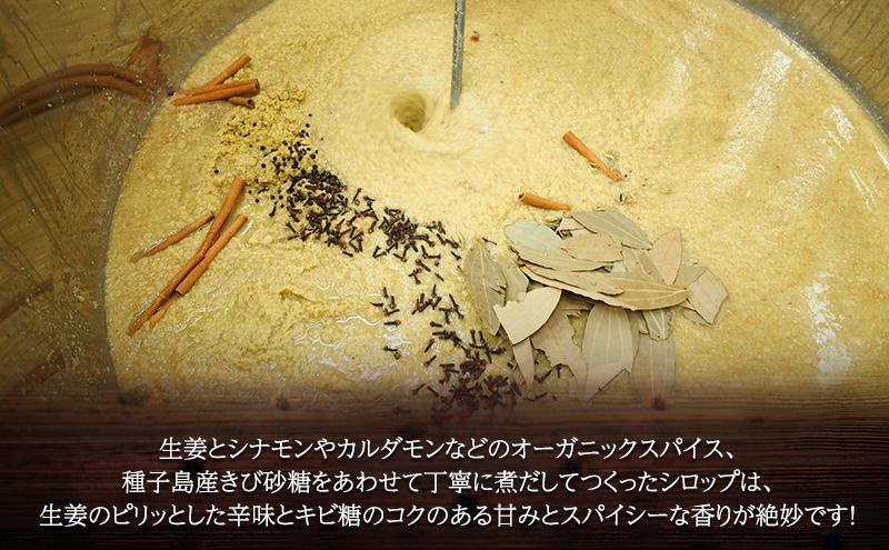 【 小豆島 】小豆島ジンジャーシロップ3本セット 果実飲料 ジュース 