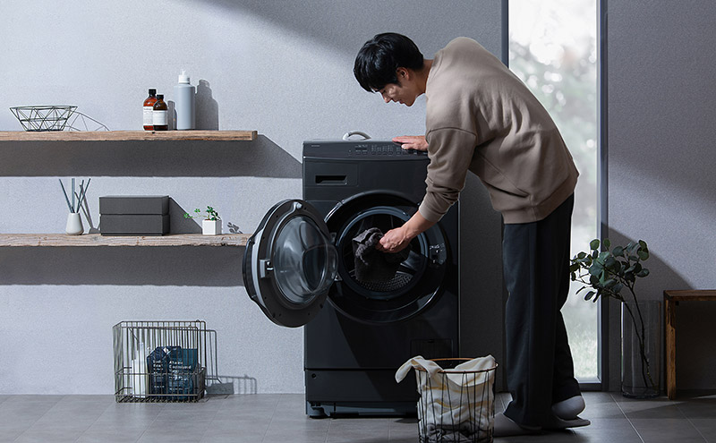 アイリス ドラム式洗濯機 FLK852-B 洗濯機 ドラム式洗濯乾燥機 ドラム式洗濯機 8.0kg FLK852-B