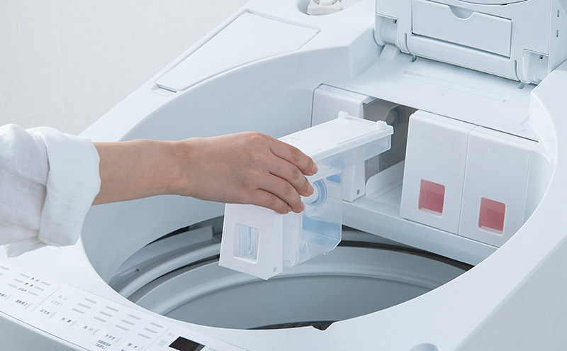 洗濯機 8kg OSH 洗剤自動投入 TCW-80A01-W ホワイト アイリスオーヤマ 全自動 縦型 全自動洗濯機 縦型洗濯機 洗濯 4連タンク 