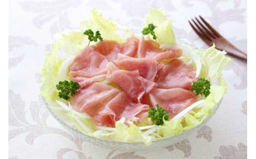 大分県国東市のふるさと納税 くにさき桜王豚の生ハムスライス0.72kg_1140R