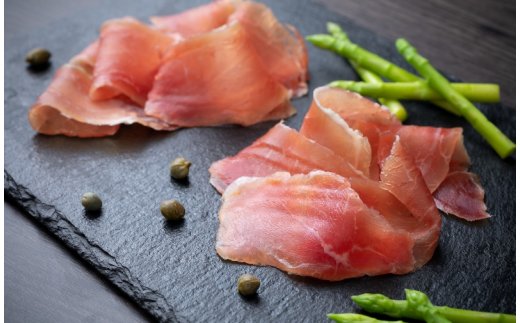 大分県国東市のふるさと納税 くにさき桜王豚の生ハムスライス0.72kg_1140R